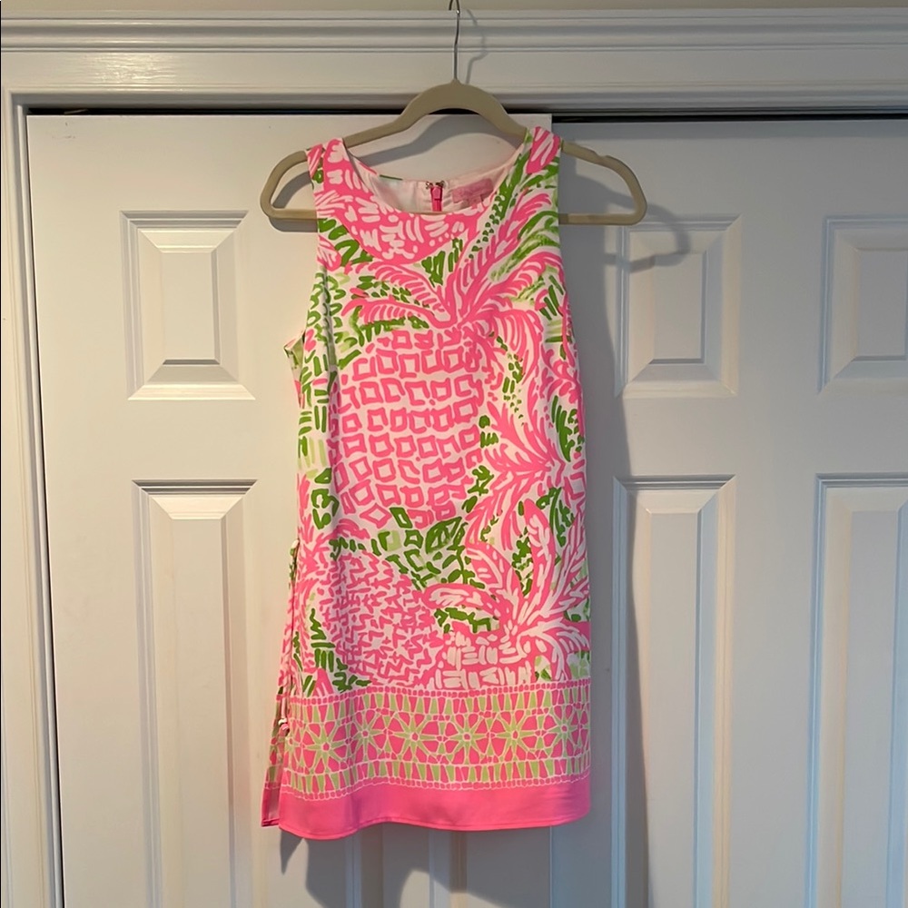 Lilly Pulitzer Pink and Green Romper